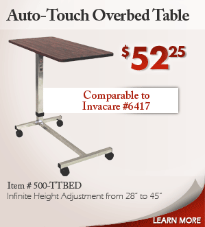 Auto-Touched Overbed Table