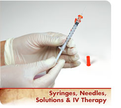Syringes, Needles, Solutions & IV Therapy